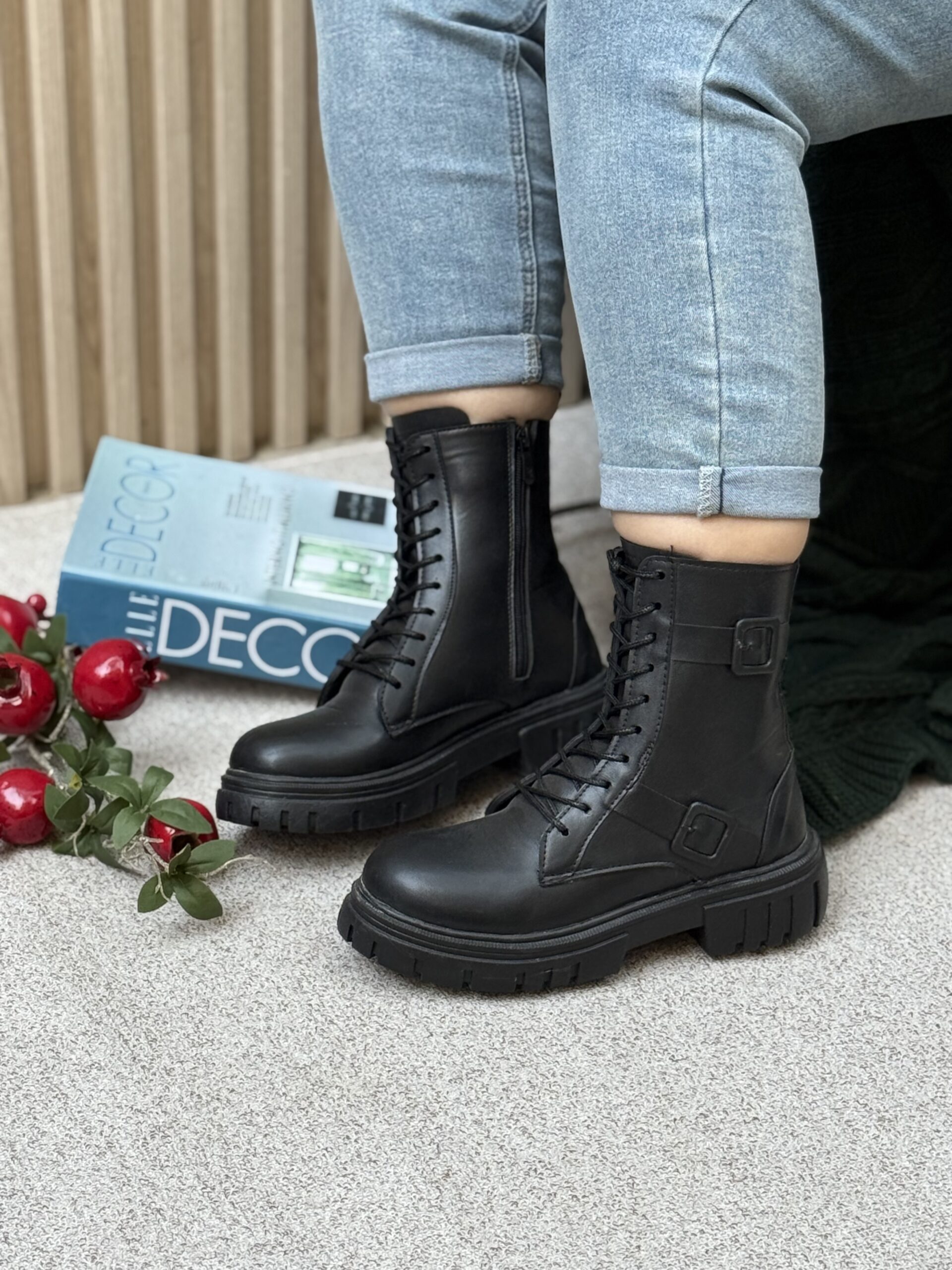 IMG_1919 نیم بوت دوسگک ساده - Image 1