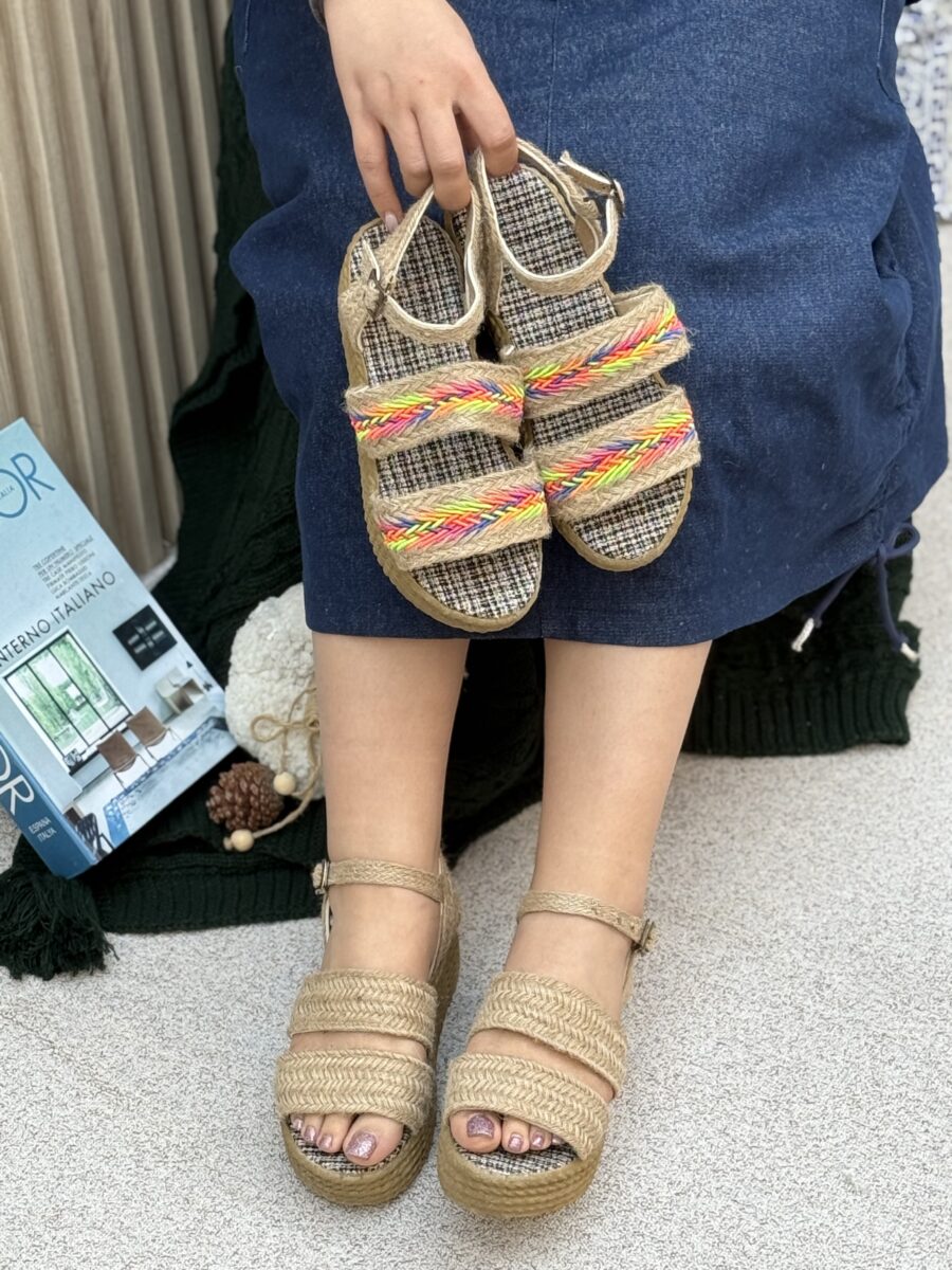 صندل کنفی دو بند - Image 4