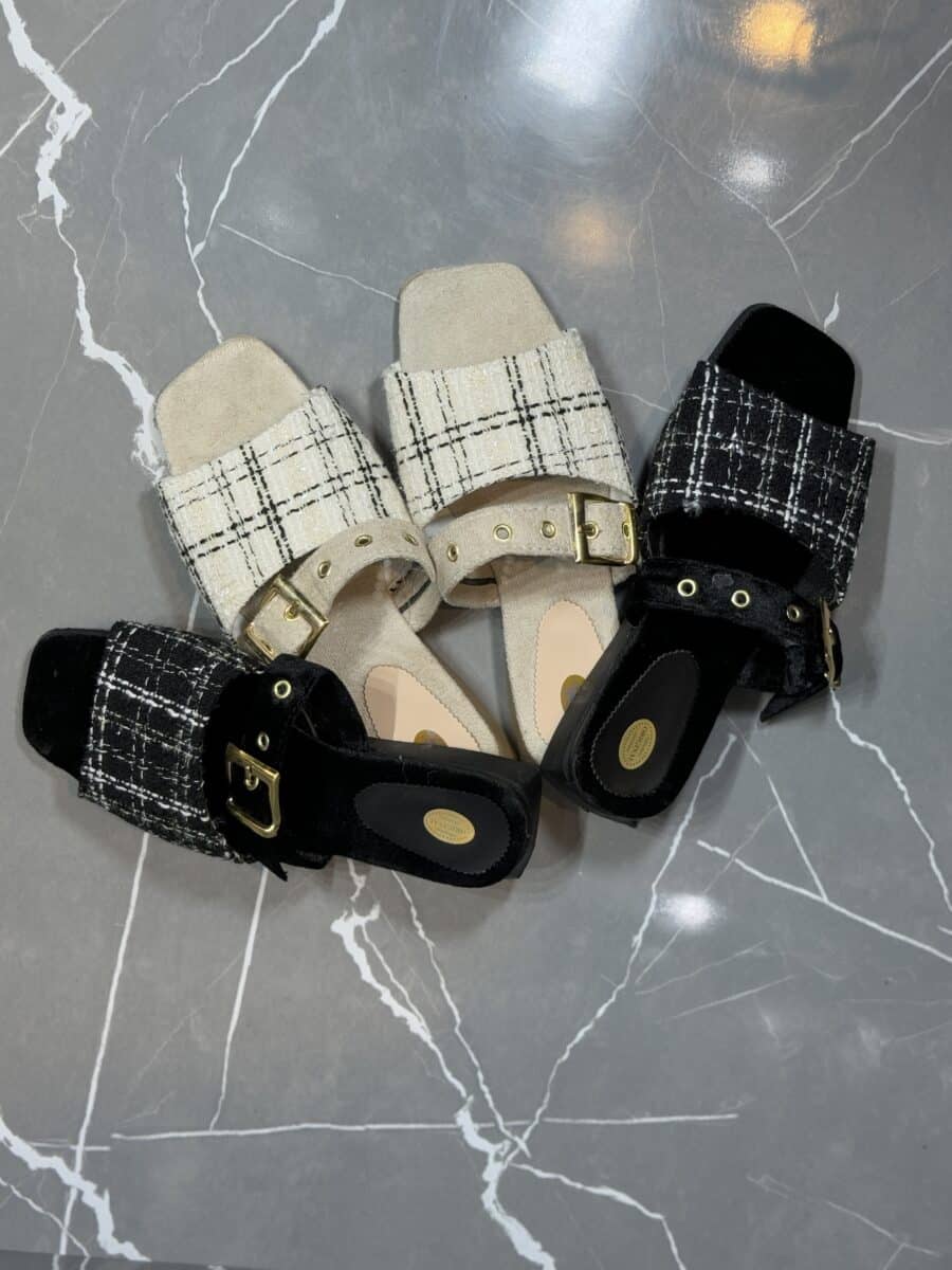 صندل مراکشی چهارخونه - Image 6