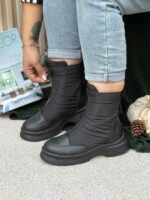 نیم بوت کاپشنی جلو زیپ - Image 13