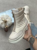 نیم بوت کاپشنی جلو زیپ - Image 2