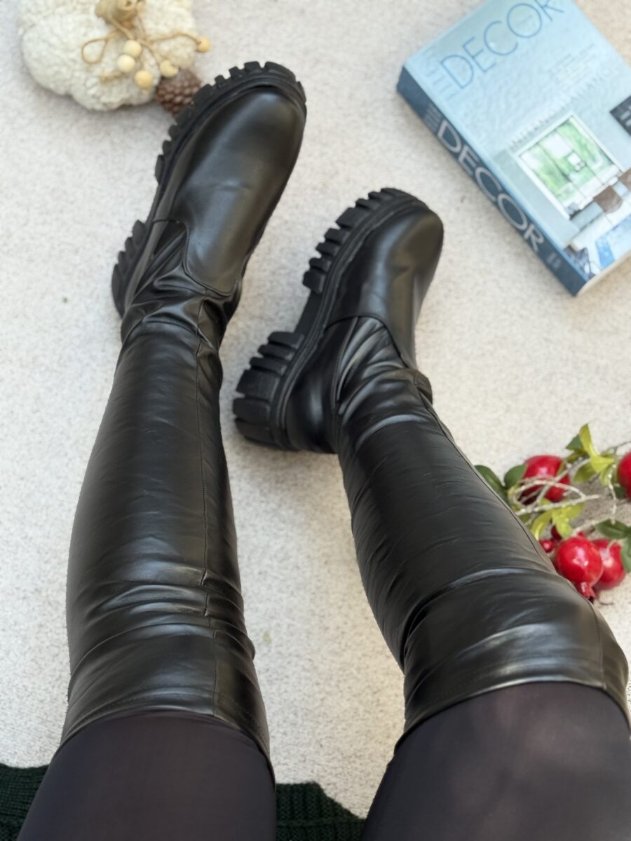 بوت جورابی  چرم پانیذ - Image 4