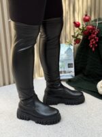 بوت جورابی  چرم پانیذ - Image 6