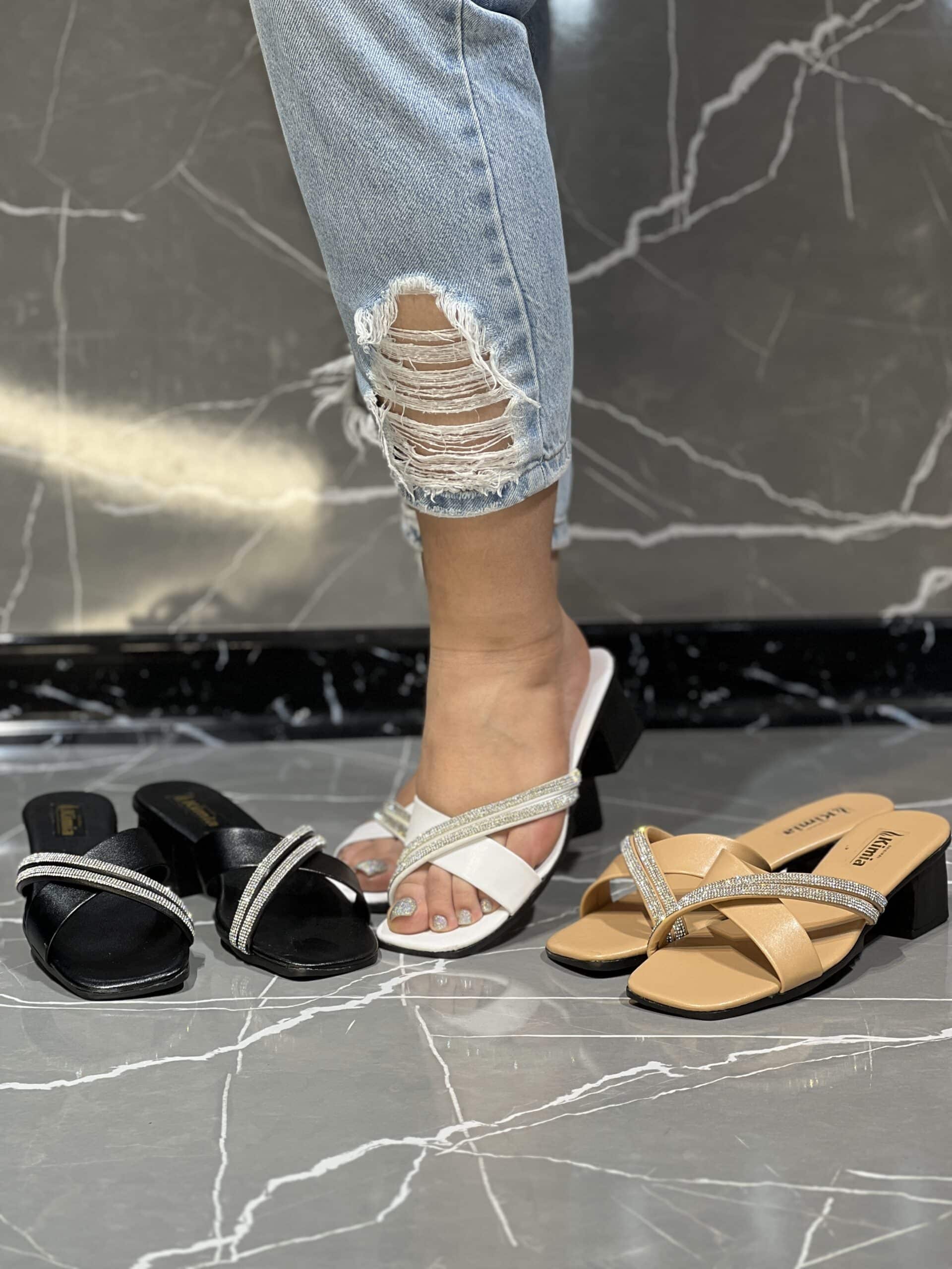 IMG_8051 صندل نگینی دو نوار - Image 1