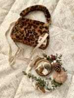 کیف خز طرح پلنگی کد:3003