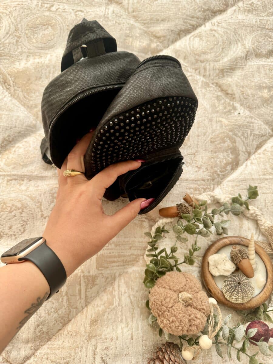 کیف کوله کوچک نگینی کد:3006 - Image 8