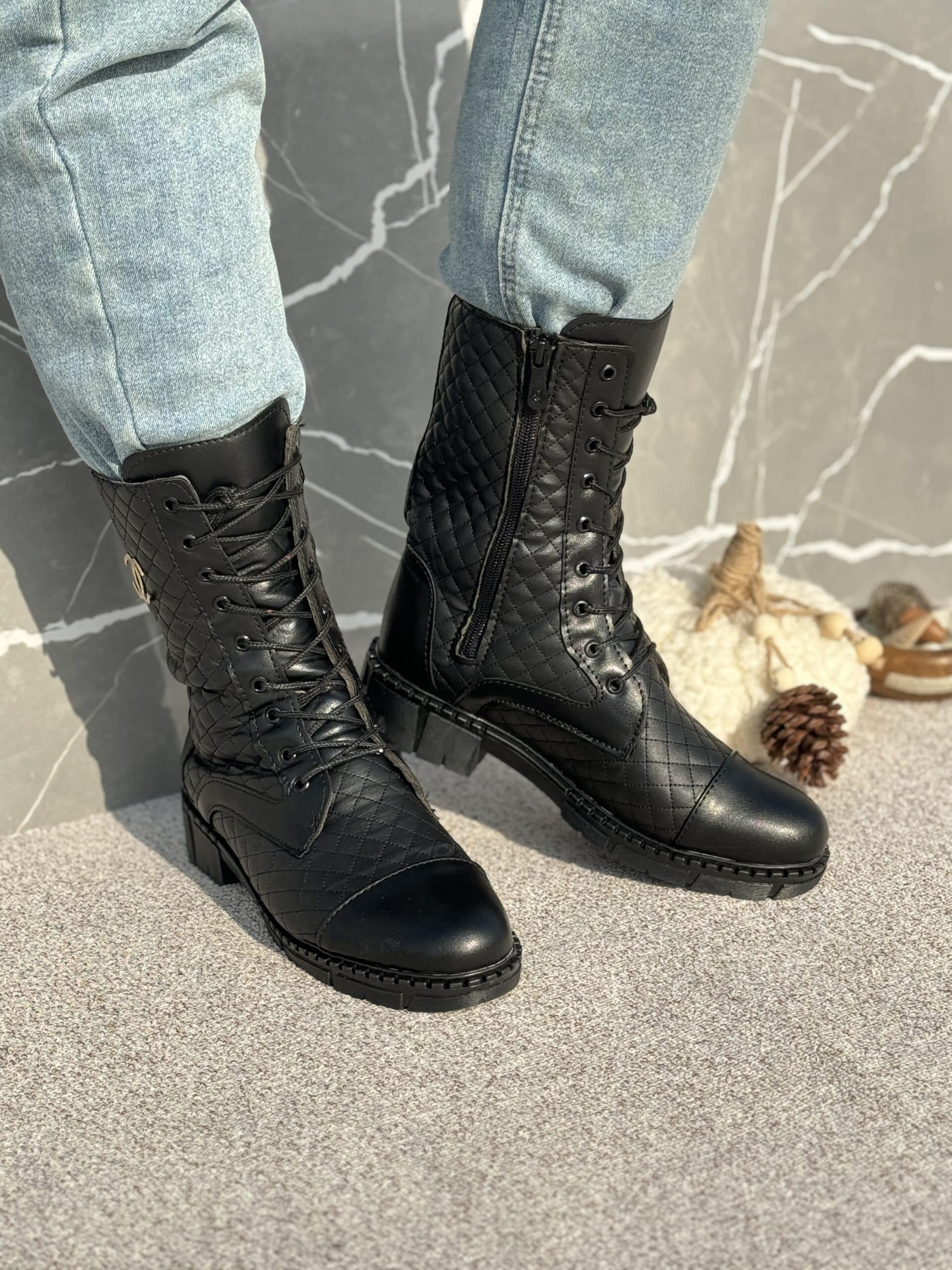 IMG_20241227_140558 نیم بوت شیما شنلدوزی - Image 1