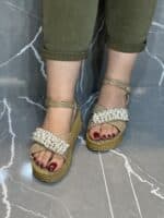 صندل کنفی مرواریدی - Image 7