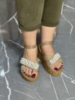 صندل کنفی مرواریدی - Image 3