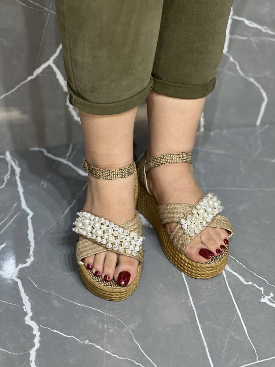 صندل کنفی مرواریدی - Image 3