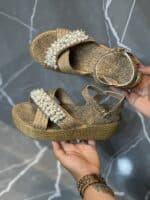 صندل کنفی مرواریدی - Image 6