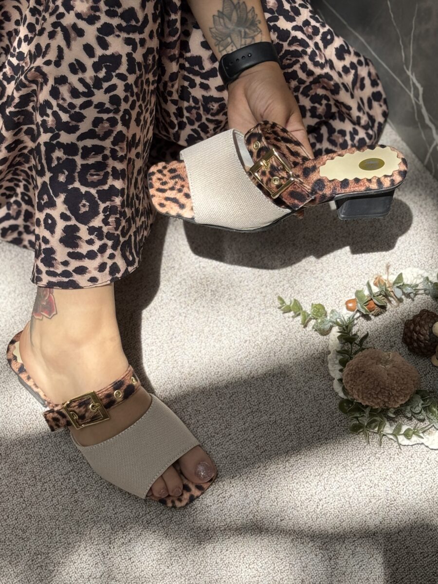 صندل مراکشی پاشنه دار - Image 11